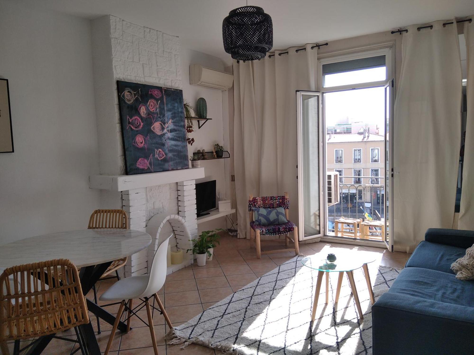 T3 au COEUR DE VILLE avec VUE SUR QUAIS ET MER Sète Exterior foto